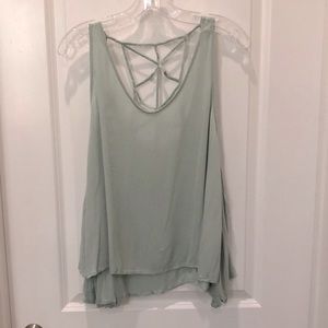 Detailed back tank top